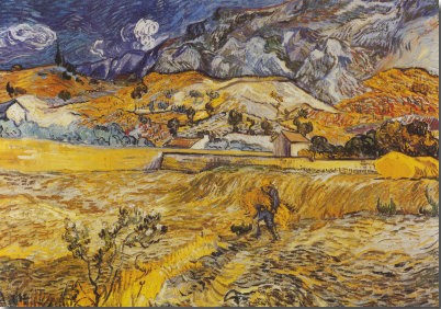 Landscape in St. Remy, c.1898 - Van Gogh Painting On Canvas